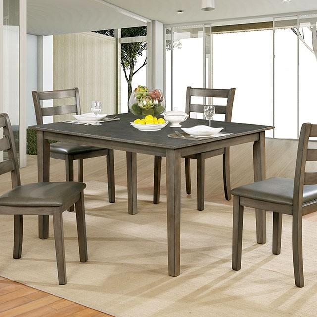 Marcelle Gray Dining Table Set  Las Vegas Furniture Stores