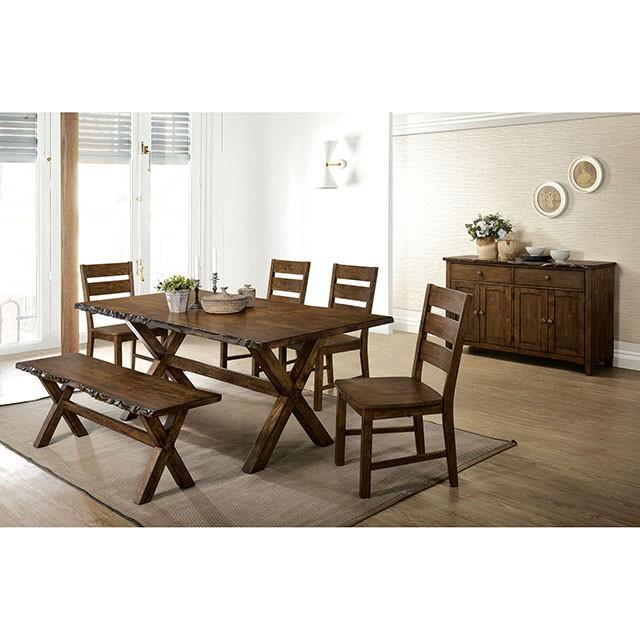 Woodworth Walnut Dining Table  Las Vegas Furniture Stores