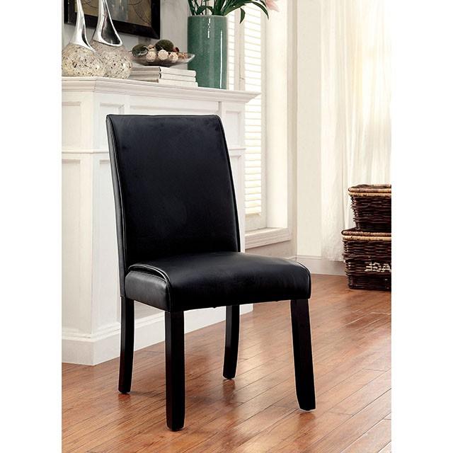 GRANDSTONE I Black Side Chair (2/CTN)  Las Vegas Furniture Stores