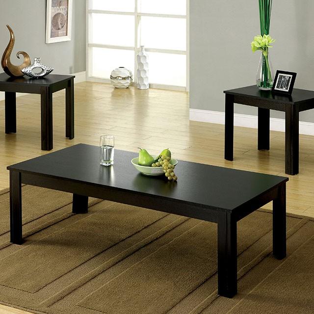 Bay Square Black 3 Pc. Coffee Table Set Bay Square Black 3 Pc. Coffee Table Set Half Price Furniture