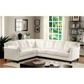 PEEVER White Sectional, White (K/D) PEEVER White Sectional, White (K/D) Half Price Furniture