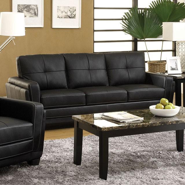 Blacksburg Black Sofa  Las Vegas Furniture Stores