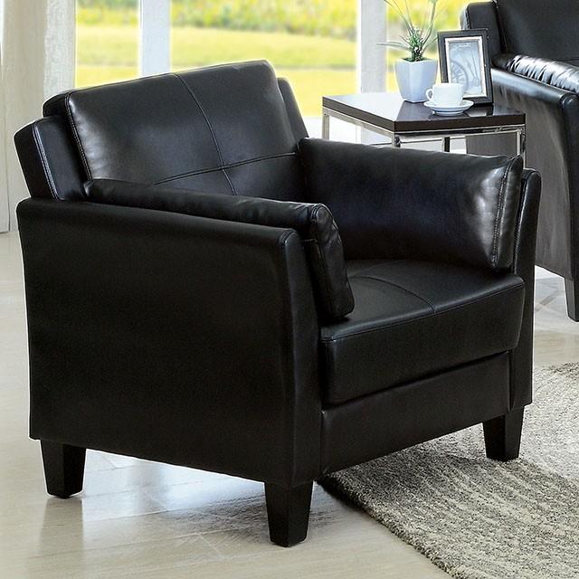 Pierre Black Chair, Black (K/D)  Las Vegas Furniture Stores