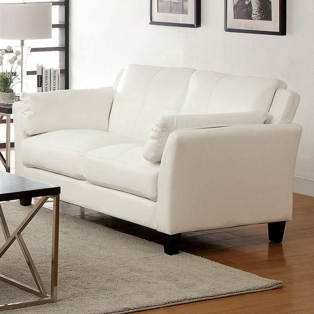 Pierre White Love Seat, White (K/D) Pierre White Love Seat, White (K/D) Half Price Furniture