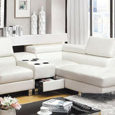 Kemina White Sectional, White Kemina White Sectional, White Half Price Furniture