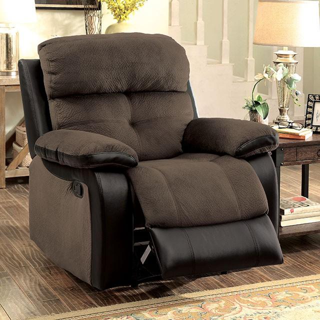 Hadley I Brown/Black Chair  Las Vegas Furniture Stores