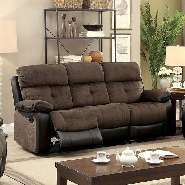 Hadley I Brown/Black Sofa  Las Vegas Furniture Stores