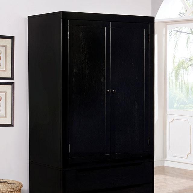 LENNART Black Armoire LENNART Black Armoire Half Price Furniture