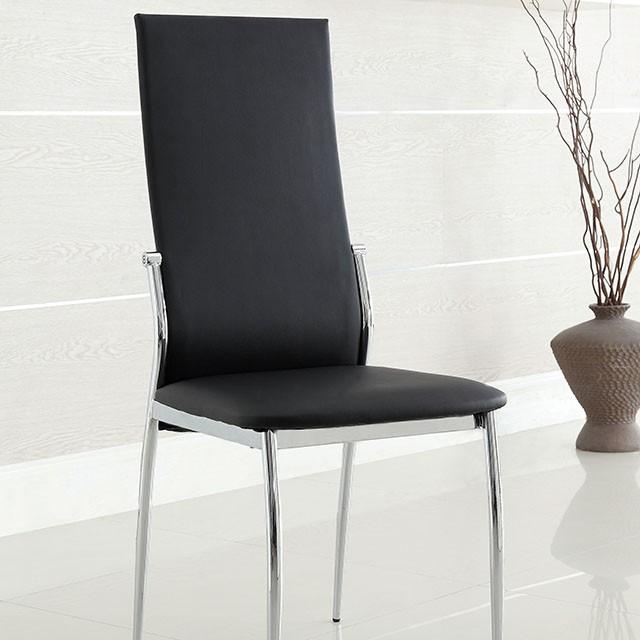Kalawao Black Side Chair (2/CTN)  Las Vegas Furniture Stores