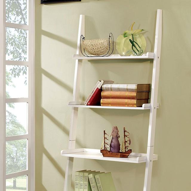 Sion White Ladder Shelf Sion White Ladder Shelf Half Price Furniture