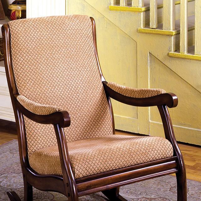 Liverpool Antique Oak Rocking Chair  Las Vegas Furniture Stores
