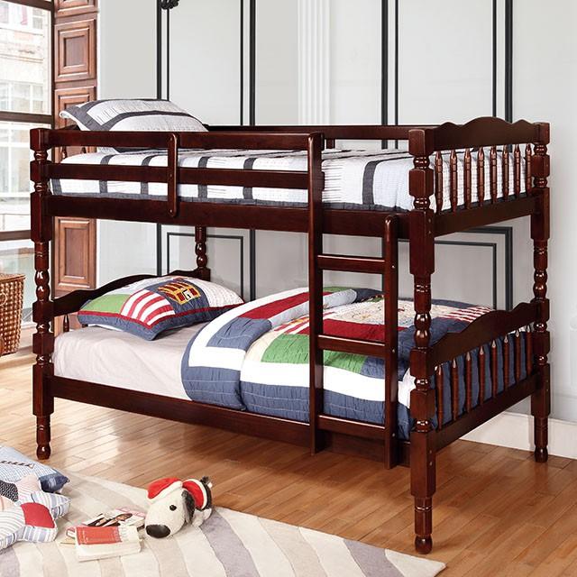 Catalina Dark Walnut Twin/Twin Bunk Bed Catalina Dark Walnut Twin/Twin Bunk Bed Half Price Furniture