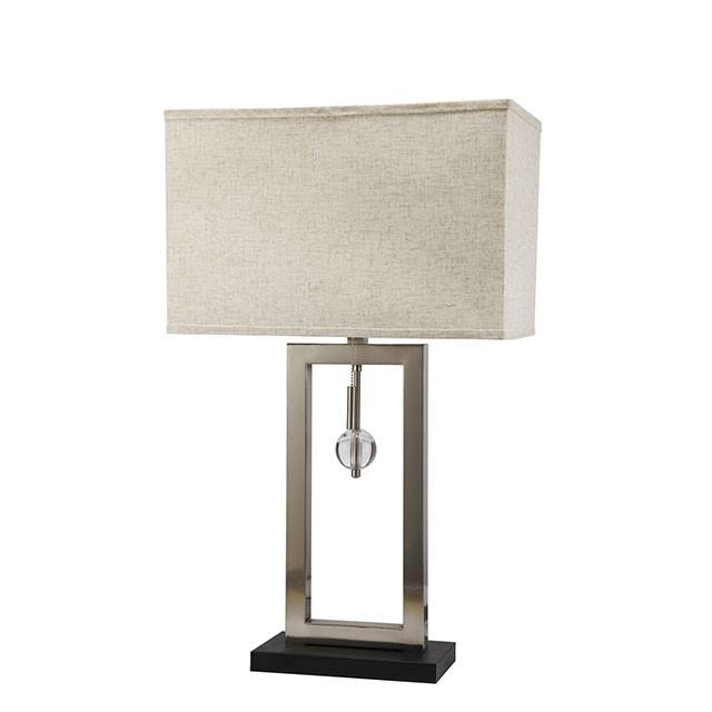 Terri Silver 9.5"H Table Lamp  Las Vegas Furniture Stores