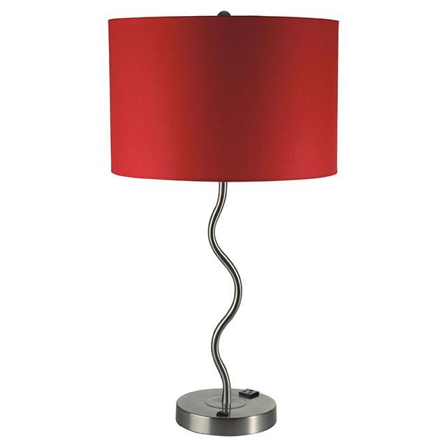 Sprig Red Table Lamp (2/CTN) Sprig Red Table Lamp (2/CTN) Half Price Furniture