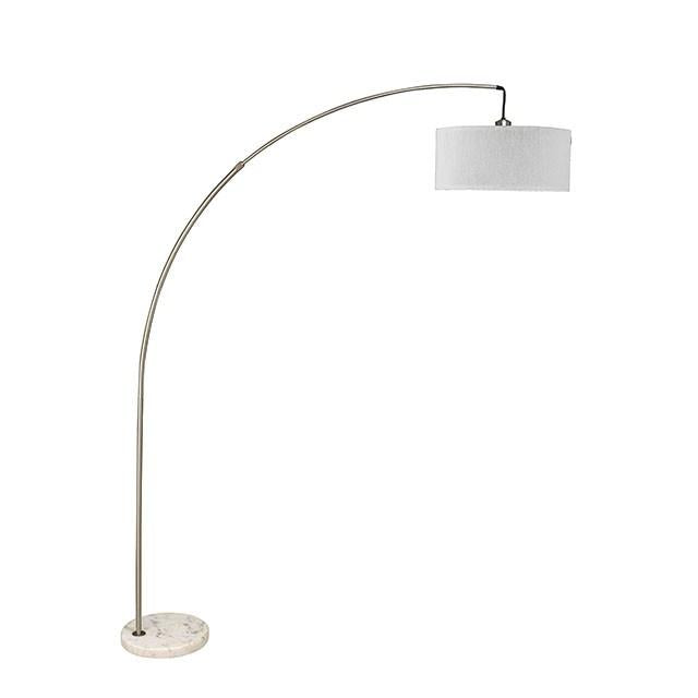 Jess Brushed Steel Arch Lamp Jess Brushed Steel Arch Lamp Half Price Furniture