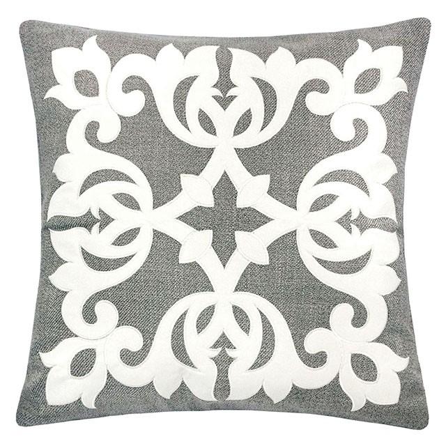 Trudy Silver 20" X 20" Pillow, Silver  Las Vegas Furniture Stores