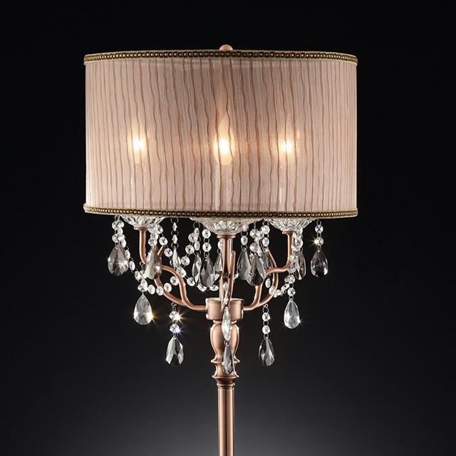 CECELIA Floor Lamp, Hanging Crystal - Lamp - Half Price Furniture