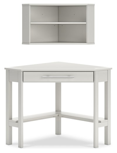 Grannen Home Office Corner Desk with Bookcase - Half Price Furniture