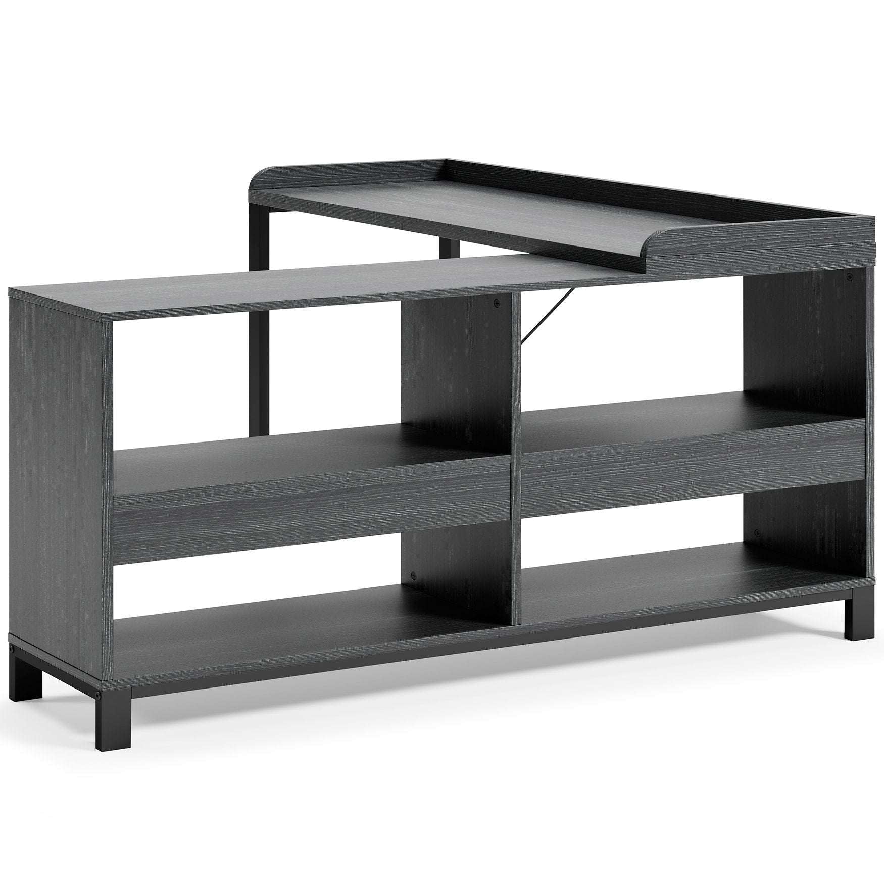 Yarlow Home Office L-Desk Half Price Furniture