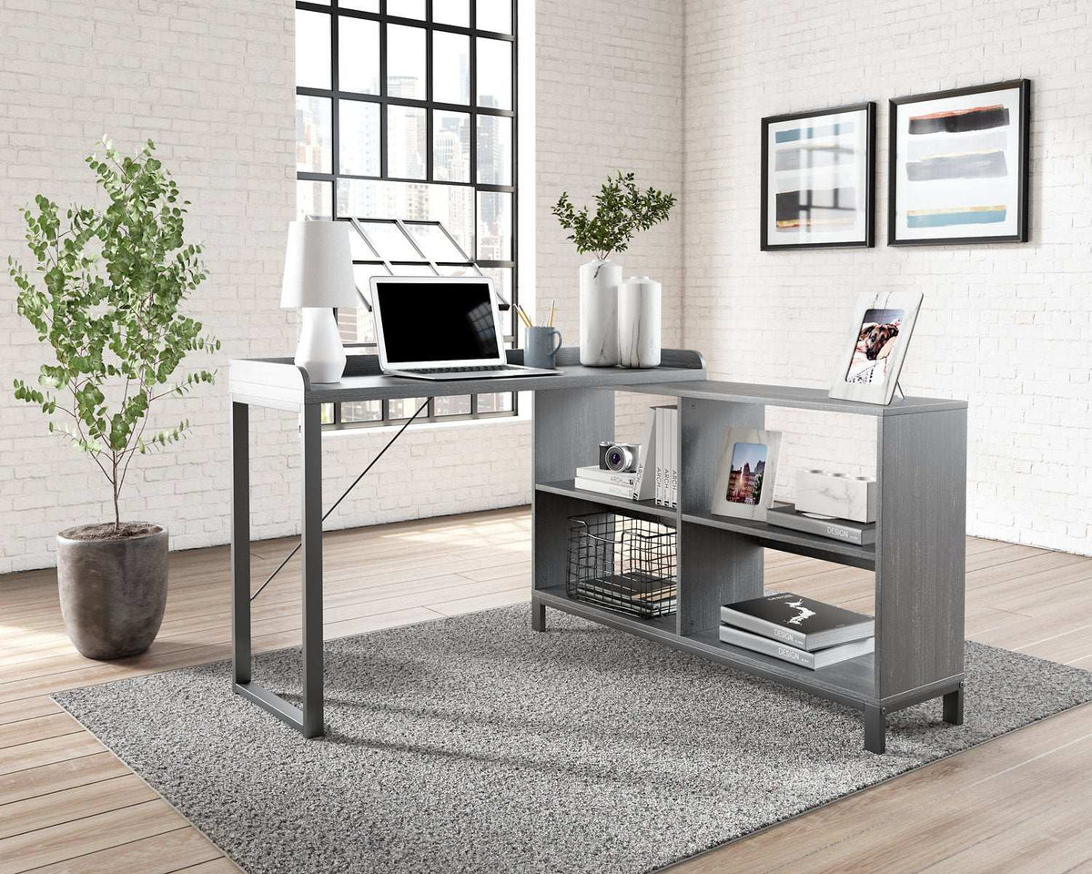 Yarlow Home Office L-Desk Half Price Furniture