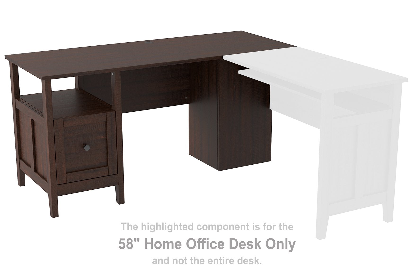 Camiburg 2-Piece Home Office Desk - Half Price Furniture