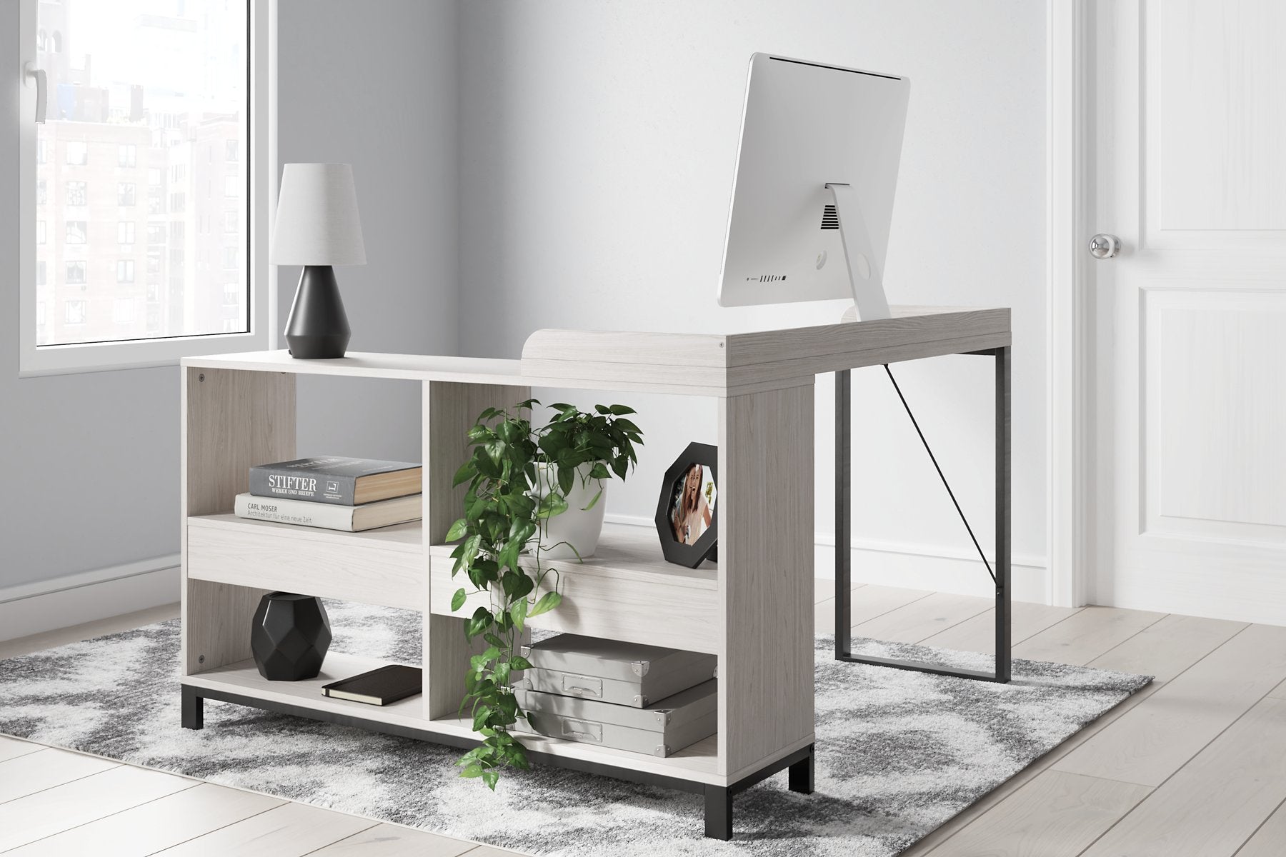 Bayflynn L-Desk - Desk - Half Price Furniture