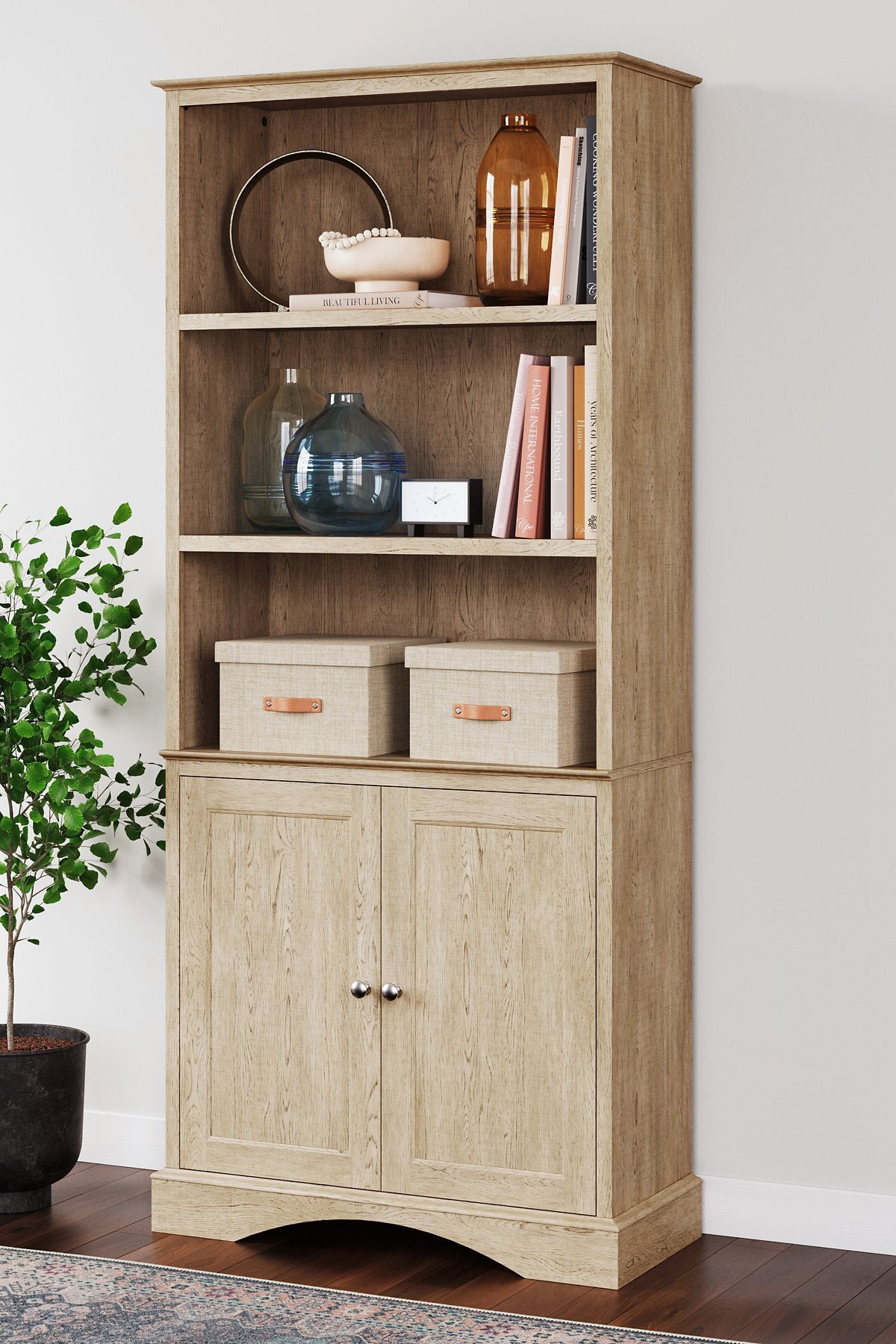 Elmferd 72" Bookcase - Bookcase - Half Price Furniture