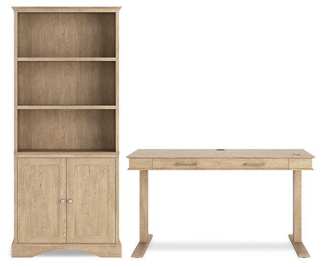 Elmferd Home Office Set Half Price Furniture