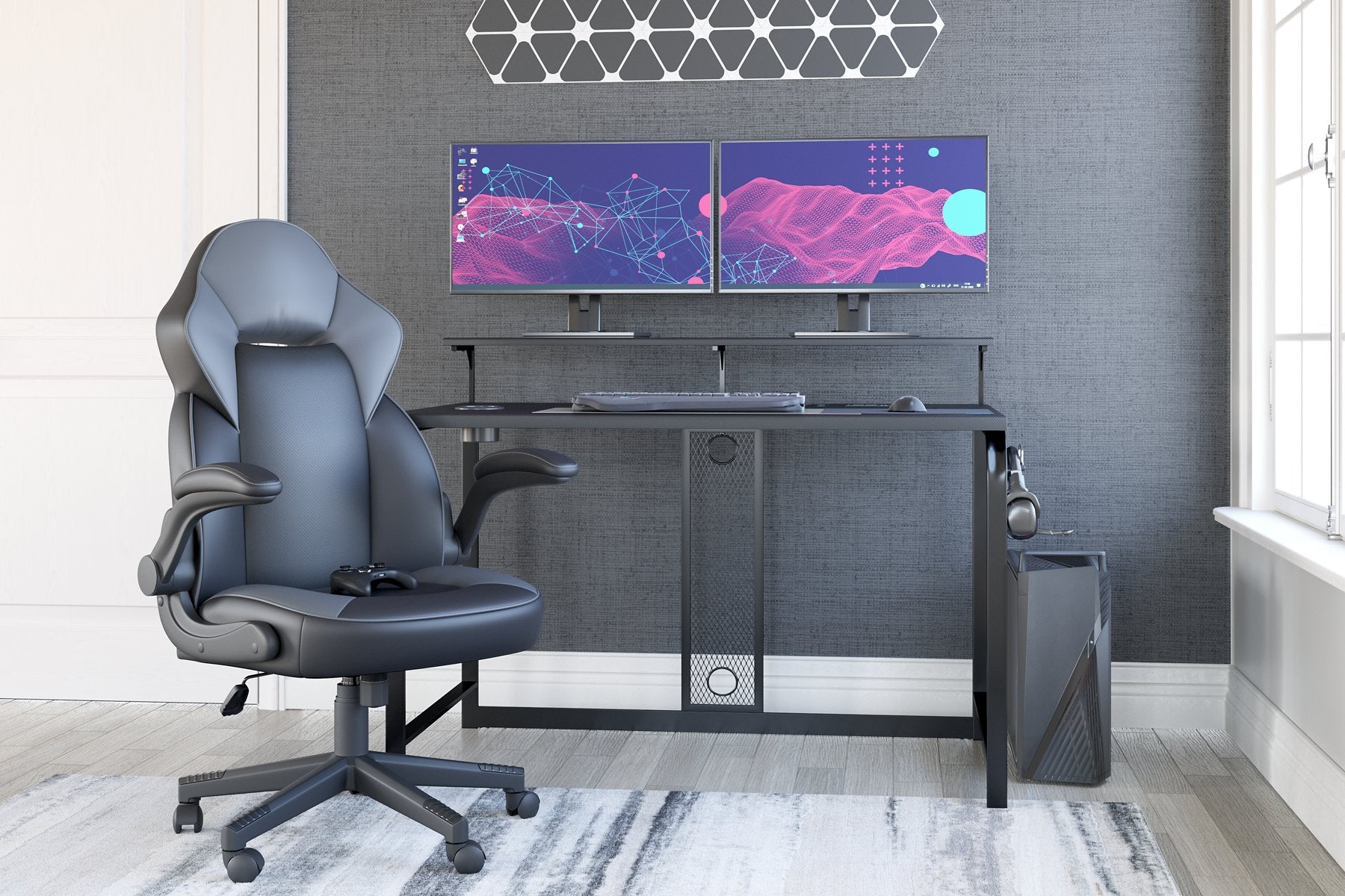 Lynxtyn 48" Home Office Desk - Half Price Furniture
