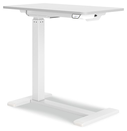 Lynxtyn Adjustable Height Home Office Side Desk  Half Price Furniture