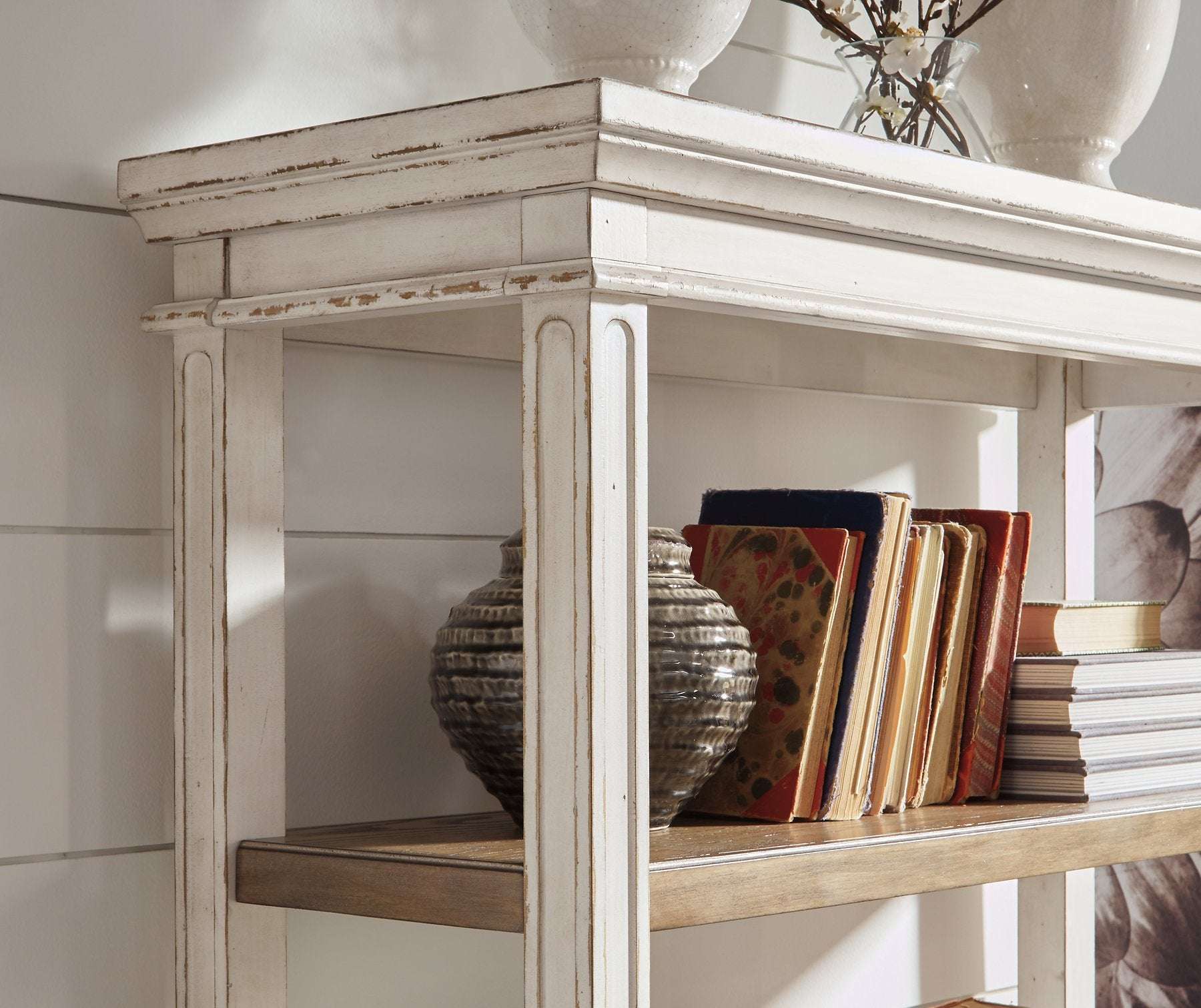 Realyn 75" Bookcase Half Price Furniture