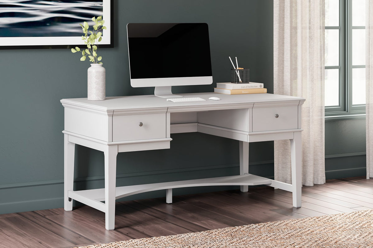 Kanwyn Home Office Storage Leg Desk - Half Price Furniture