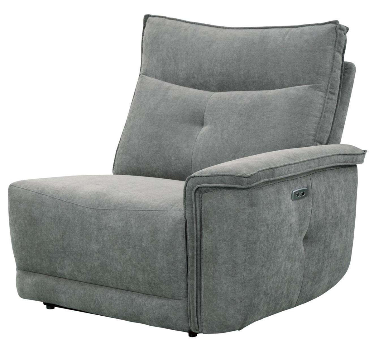 Homelegance Furniture Tesoro Power Right Side Reclining Chair in Dark Gray 9509DG-RRPWH - Chair - Half Price Furniture