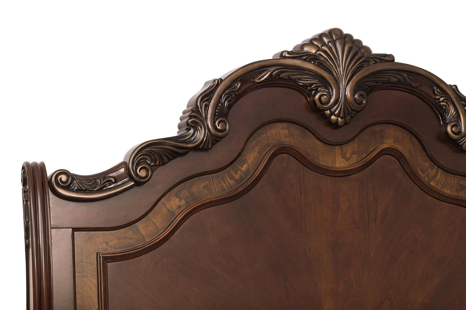 Homelegance Deryn Park Queen Sleigh Bed in Cherry 2243SL-1 - Bed - Half Price Furniture