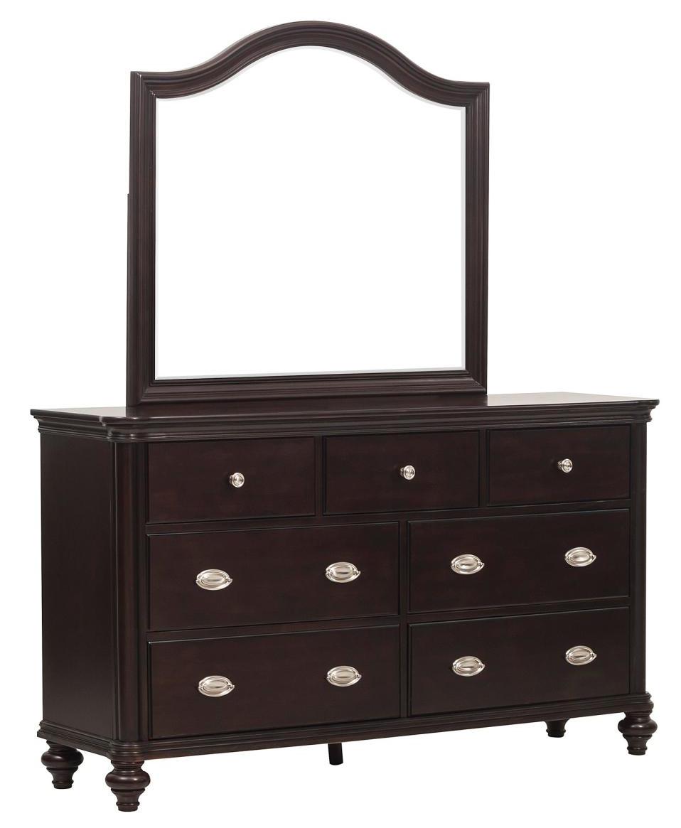 Homelegance Marston Mirror in Dark Cherry 2615DC-6 - Mirror - Half Price Furniture