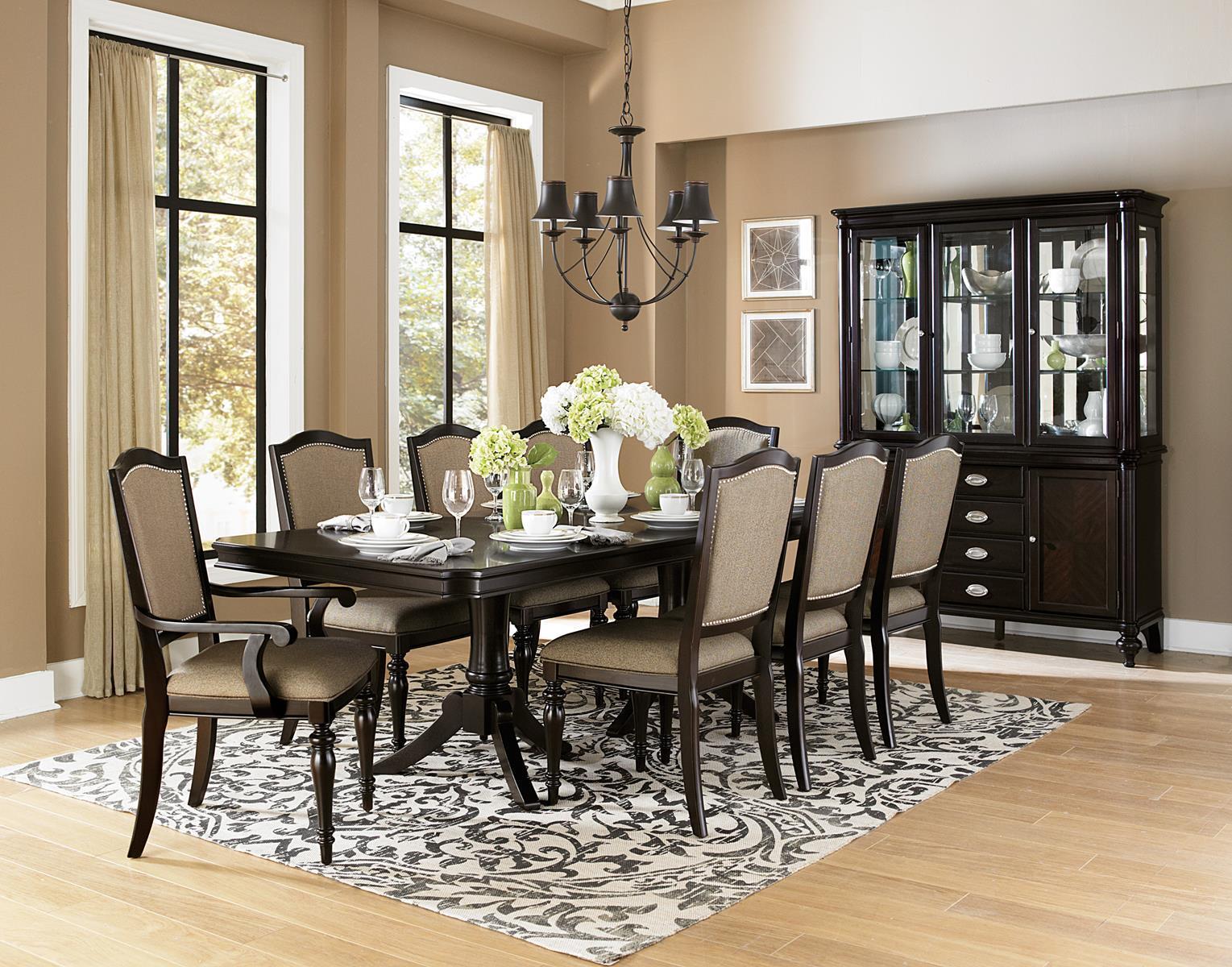 Homelegance Marston Arm Chair in Dark Cherry (Set of 2) 2615DCA - Dining Chair - Half Price Furniture