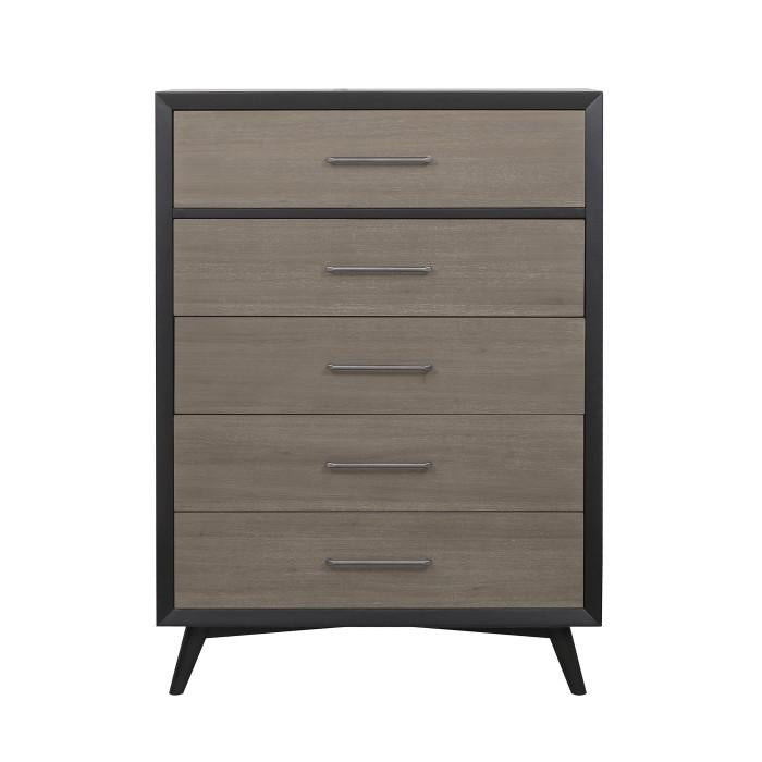 Homelegance Raku 5 Drawer Chest in Gray 1711-9 Half Price Furniture