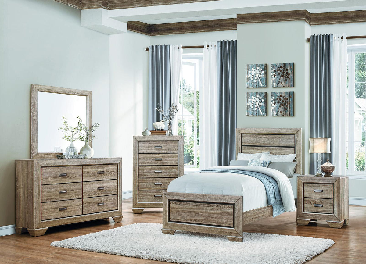 Homelegance Beechnut Twin Bed in Natural 1904T-1 Half Price Furniture