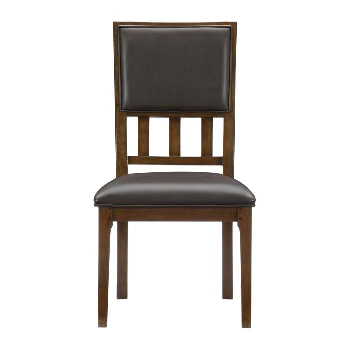 Homelegance Frazier Park Side Chair in Dark Cherry (Set of 2) Half Price Furniture