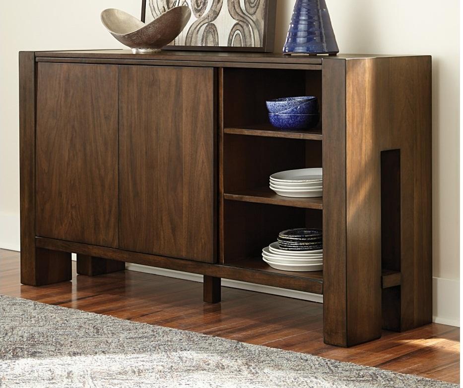 Homelegance Sedley Server in Walnut 5415RF-40 Half Price Furniture