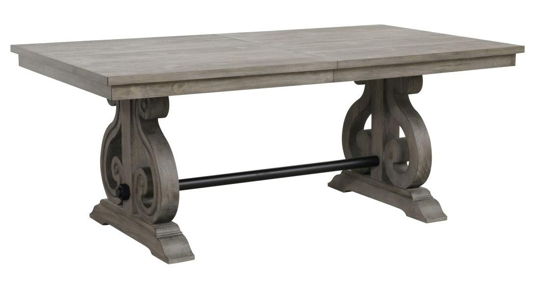 Homelegance Toulon Dining Table in Dark Pewter 5438-96* - Dining Table - Half Price Furniture