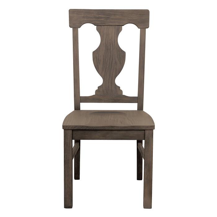Homelegance Toulon Side Chair in Dark Pewter (Set of 2) Half Price Furniture