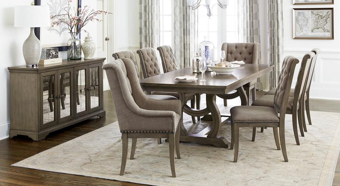 Homelegance Vermillion Arm Chair in Gray (Set of 2) - Dining Chair - Half Price Furniture