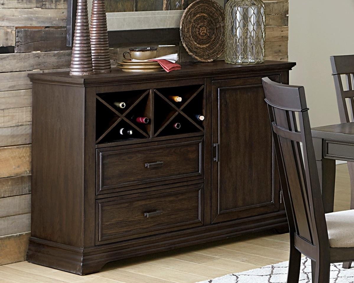 Homelegance Makah Server in Dark Brown 5496-40 - Server - Half Price Furniture