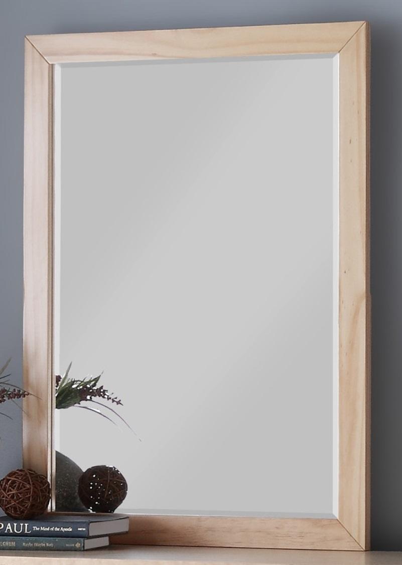 Homelegance Bartly Mirror in Natural B2043-6 - Mirror - Half Price Furniture