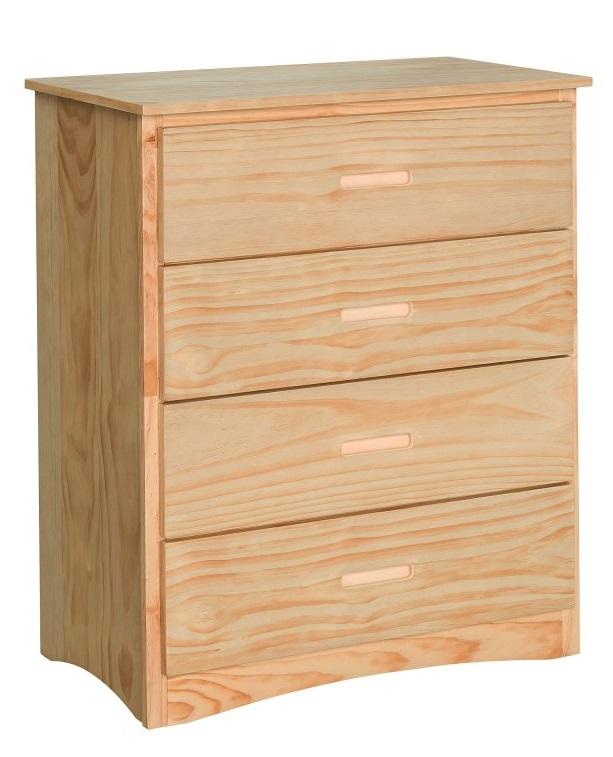 Homelegance Bartly 4 Drawer Chest in Natural B2043-9 - Chest - Half Price Furniture