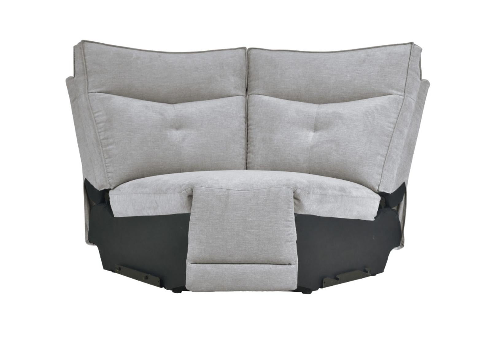Homelegance Furniture Tesoro 6pc Sectional w/ Right Chaise in Mist Gray - Living Room Set - Half Price Furniture