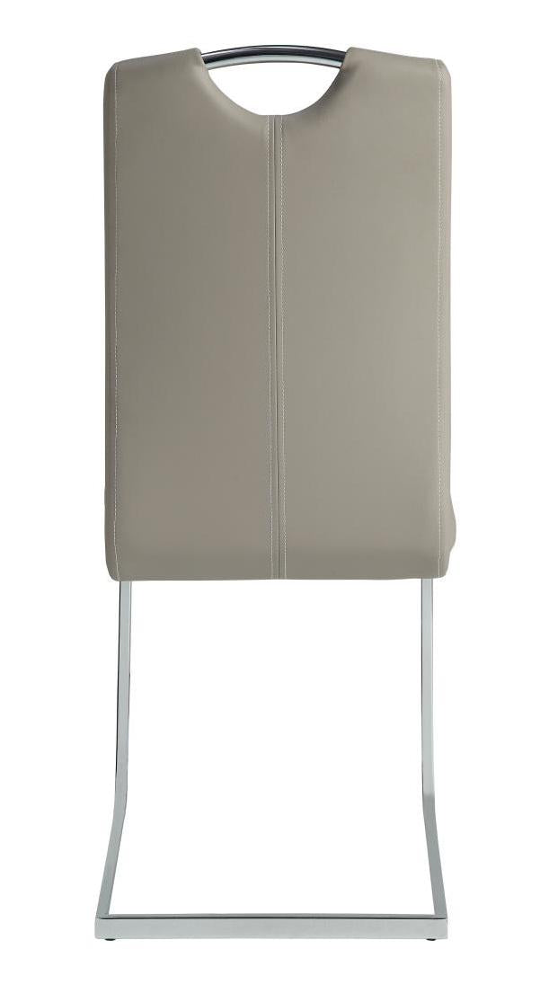 Homelegance Glissand Side Chair in Chrome (Set of 2) Half Price Furniture