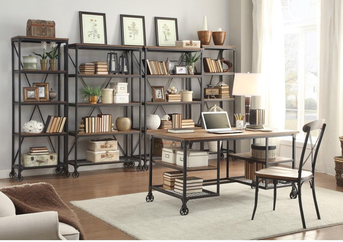 Homelegance Millwood 26"W Bookcase in Pine 5099-16 - Bookcase - Half Price Furniture
