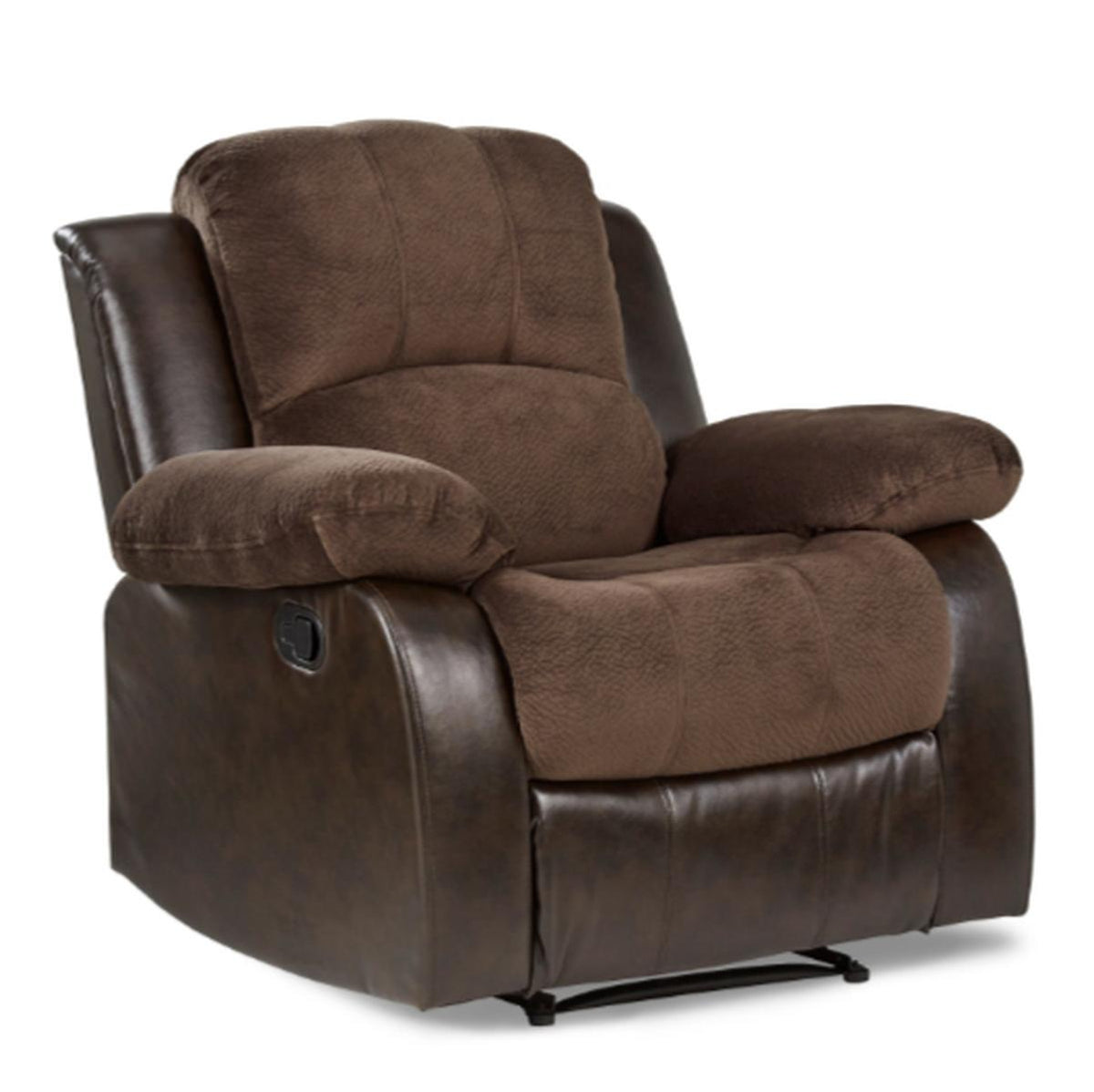 Homelegance Furniture Granley Reclining Chair in Chocolate 9700FCP-1 - Chair - Half Price Furniture